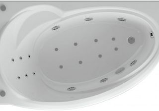 Акриловая ванна АКВАТЕК Бетта 170x97 см левая без гидромассажа